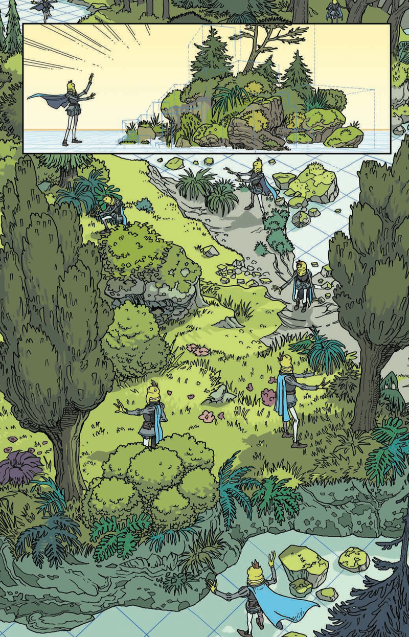 Illustration for article titled Even without dialogue, A Land Called Tarot transports readers to a stunning fantasy world